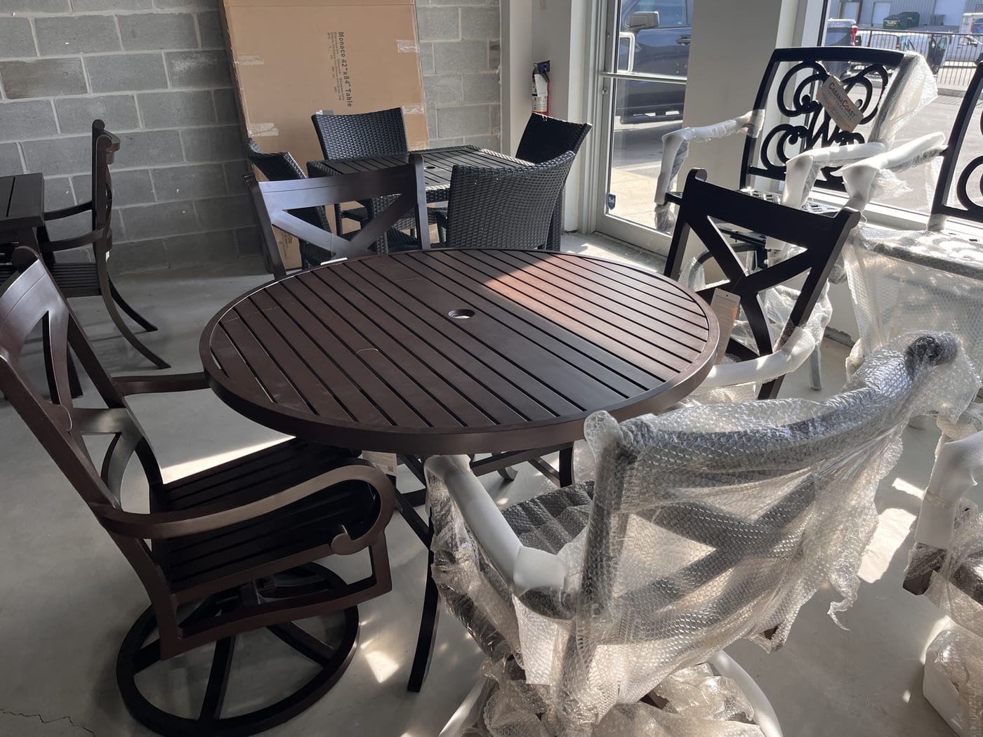 Patio and outdoor furniture at Diamond Sofas MFG in Kingston — 1